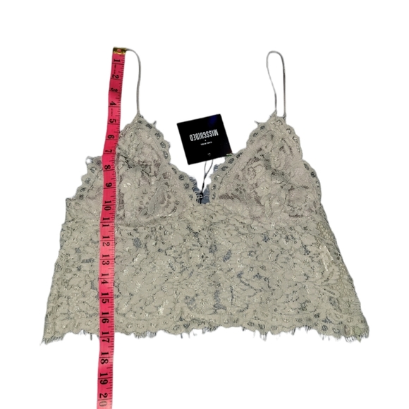 Carli Bybel x Missguided Crochet Bralet - Picture 6 of 7